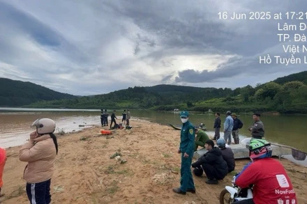 Lực lượng chức năng Công an tỉnh Lâm Đồng đã tìm thấy thi thể nạn nhân L.Đ.A.V ở hồ Tuyền Lâm.
