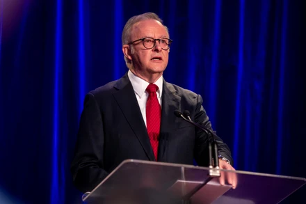 Thủ tướng Australia Anthony Albanese phát biểu tại Sydney. (Ảnh (tư liệu): THX/TTXVN)