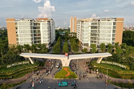 Toàn cảnh trường Đại học Đại Nam – điểm đến của hơn 45.000 sinh viên.