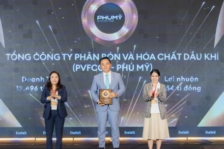 PVFCCo-Phú Mỹ đạt danh hiệu Top 50 công ty niêm yết tốt nhất Việt Nam 2025.