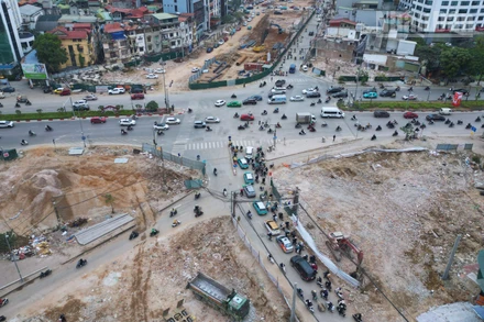 Nút giao Vành đai 1-đường Nguyễn Chí Thanh sẽ được xây dựng cầu vượt trực thông.