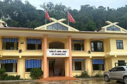 Xã Chung Chải (trong ảnh) thuộc huyện Mường Nhé được nhập với xã Mường Nhé và Nậm Vì để thành lập xã Mường Nhé (mới) thuộc tỉnh Điện Biên.