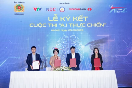 Các bên ký kết tổ chức cuộc thi “A.I Thực chiến”.
