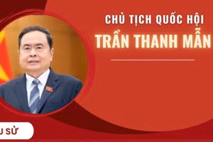 [Infographic] Tóm tắt tiểu sử Chủ tịch Quốc hội khóa XVI Trần Thanh Mẫn