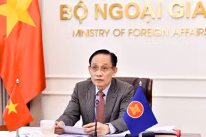 Ủy viên Bộ Chính trị, Bộ trưởng Ngoại giao Lê Hoài Trung. (Ảnh: Báo Thế giới và Việt Nam)