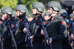 Đơn vị Cảnh sát gìn giữ hòa bình số 1 của Việt Nam vừa chính thức được thăng hạng PCRS cấp độ 3 của Liên hợp quốc. (Ảnh: VNFPU1)