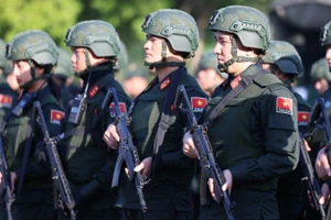 Đơn vị Cảnh sát gìn giữ hòa bình số 1 của Việt Nam vừa chính thức được thăng hạng PCRS cấp độ 3 của Liên hợp quốc. (Ảnh: VNFPU1)