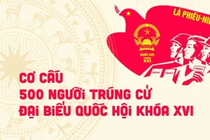 [Infographic] Cơ cấu 500 người trúng cử đại biểu Quốc hội khóa XVI