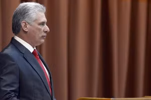 Chủ tịch Cuba Miguel Díaz-Canel. (Ảnh: Xinhua)
