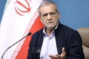 Tổng thống Iran Masoud Pezeshkian phát biểu tại Tehran. (Ảnh tư liệu: IRNA/TTXVN)