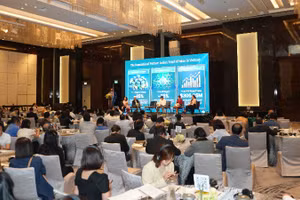 Quang cảnh sự kiện Kết nối Doanh nghiệp Ấn Độ-Việt Nam trong lĩnh vực dược phẩm và thiết bị y tế.