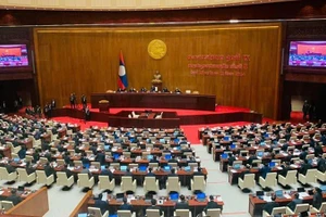 Quang cảnh một phiên họp của Quốc hội Lào. (Ảnh minh họa: Báo Nhân Dân)