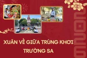 Xuân về giữa trùng khơi Trường Sa
