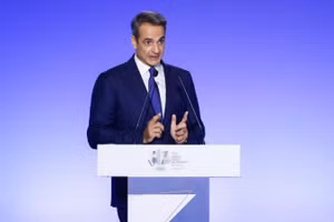 Thủ tướng Hy Lạp Kyriakos Mitsotakis. (Ảnh: Xinhua)