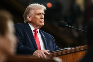Tổng thống Mỹ Donald Trump trình bày Thông điệp liên bang tại Tòa nhà Quốc hội ở Washington DC., ngày 24/2/2026. (Ảnh: whitehouse.gov)