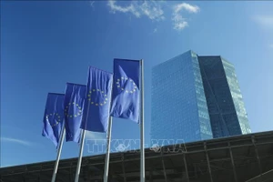 Trụ sở Ngân hàng Trung ương châu Âu (ECB) tại Frankfurt, Đức. (Ảnh: THX/TTXVN)