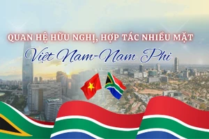 [Infographic] Quan hệ hữu nghị, hợp tác nhiều mặt Việt Nam-Nam Phi