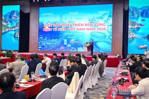 Phiên khai mạc Diễn đàn Phát triển bền vững kinh tế biển Việt Nam năm 2025 tại Quảng Ninh.