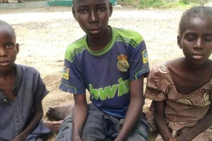 Trẻ em bị phiến quân Boko Haram bắt cóc được quân đội Nigeria giải cứu tại bang Borno, Nigeria. (Ảnh minh họa: Xinhua)
