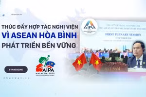 Thúc đẩy hợp tác nghị viện vì ASEAN hòa bình, phát triển bền vững