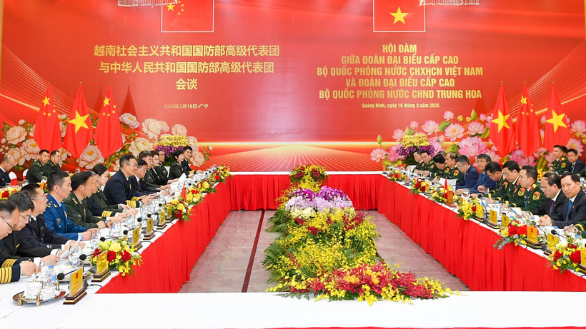 Quang cảnh hội đàm.