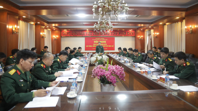 Tổ soạn thảo xây dựng luật Bộ Quốc phòng tổ chức Hội nghị Triển khai xây dựng dự án Luật Phòng, chống phổ biến vũ khí hủy diệt hàng loạt, 5/12/2025.