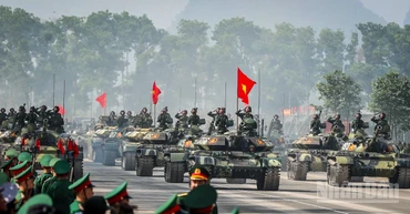 [Ảnh] Mãn nhãn với dàn khí tài hiện đại tại buổi tổng hợp luyện cho Lễ diễu binh, diễu hành sự kiện A80