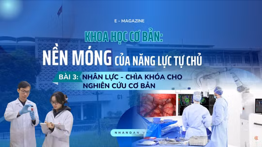 Bài 3: Nhân lực - Chìa khóa cho nghiên cứu cơ bản