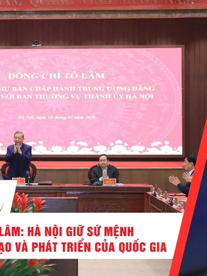 [Video] Thời sự 24h ngày 10/1/2026: Tổng Bí thư Tô Lâm: Hà Nội giữ sứ mệnh là trung tâm kiến tạo và phát triển của quốc gia