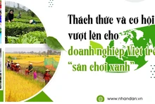 Thách thức và cơ hội vượt lên cho doanh nghiệp Việt trên “sân chơi xanh”