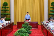 Chủ tịch nước Lương Cường làm việc với Văn phòng Chủ tịch nước.