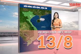 [Video] Dự báo thời tiết ngày 13/8/2026: Trung Bộ tiếp tục nắng nóng gay gắt, Nam Bộ có mưa dông về chiều tối