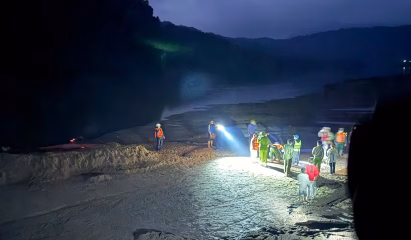 Thi thể nạn nhân được tìm thấy cách vị trí gặp nạn hơn 30km.