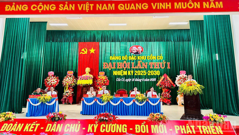 Đảng bộ đặc khu Cồn Cỏ tổ chức Đại hội lần thứ I, nhiệm kỳ 2025-2030.