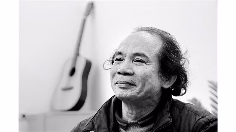 Chân dung nhà thơ, nhạc sĩ Nguyễn Trọng Tạo. Ảnh trong bài | NGUYỄN ĐÌNH TOÁN