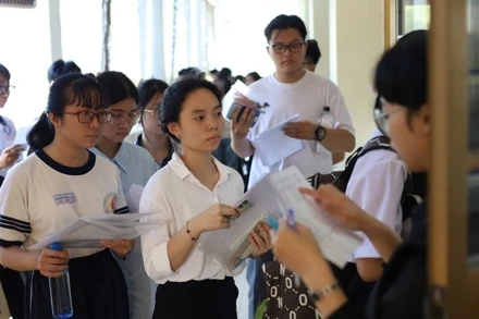 Thí sinh tham gia Kỳ thi Đánh giá năng lực Đại học Quốc gia Thành phố Hồ Chí Minh