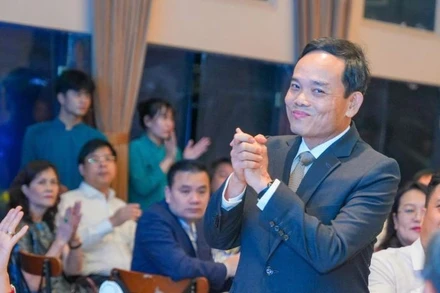 Bí thư Thành ủy Thành phố Hồ Chí Minh Trần Lưu Quang dự buổi gặp mặt lãnh đạo các đại học, trường đại học, học viện… nhân Ngày Nhà giáo Việt Nam 20/11. (Ảnh: CTV)