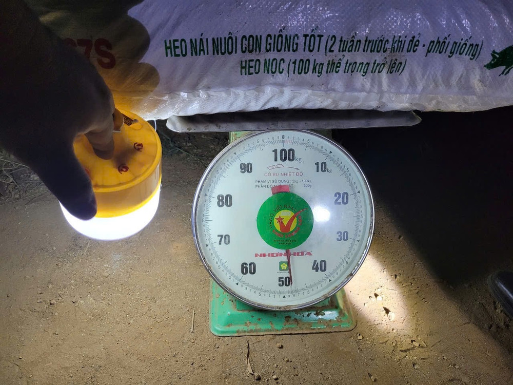 Tang vật vụ án là thuốc nổ đựng trong bao tải. (Ảnh: Công an tỉnh Quảng Ngãi cung cấp) z6677505015900-665c6ab40b5b831405dc29164c61f81e.jpg