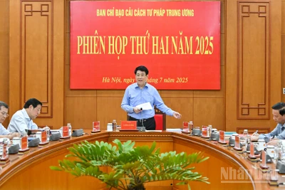 Chủ tịch nước Lương Cường phát biểu tại phiên họp.