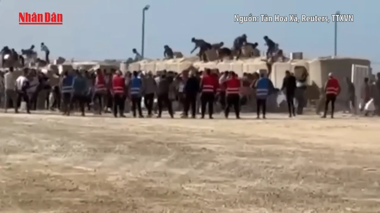 [Video] Quỹ Nhân đạo Gaza GHF của Mỹ tạm dừng phân phát viện trợ
