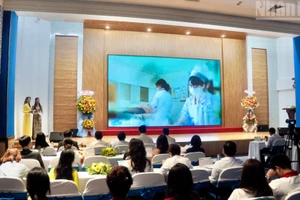 Quang cảnh lễ trao giải. 