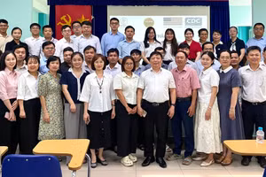 Học viên tại khóa đào tạo do Viện Pasteur Thành phố Hồ Chí Minh phối hợp các đơn vị tổ chức.