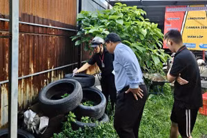 Các địa phương tại Thành phố Hồ Chí Minh chú trọng thực hiện các biện pháp phòng ngừa sốt xuất huyết sau những cơn mưa đầu mùa.
