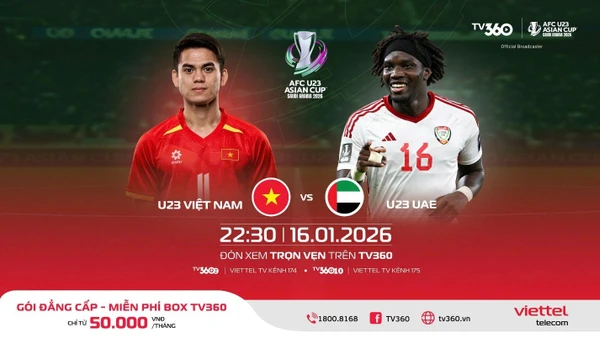 Tối nay, U23 Việt Nam sẽ gặp U23 UAE.