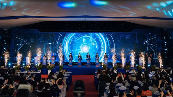 Nhấn nút khởi công Khu Công viên Công nghệ số và hỗn hợp tại Hà Nội.