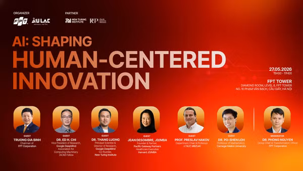 Sự kiện Trí tuệ nhân tạo: Định hình đổi mới lấy con người làm trung tâm-AI: Shaping Human-Centered Innovation được tổ chức tại Hà Nội, trước thềm đối thoại công nghệ toàn cầu GStar Summit 2026.