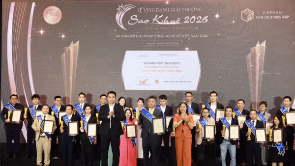 123 nền tảng, dịch vụ và giải pháp số xuất sắc được trao Giải thưởng Sao Khuê 2026.
