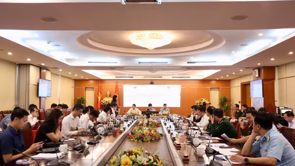 Toàn cảnh buổi làm việc. (Ảnh: Bộ Khoa học và Công nghệ)