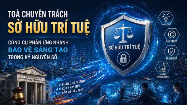 Tòa chuyên trách sở hữu trí tuệ: Công cụ "phản ứng nhanh" bảo vệ sáng tạo trong kỷ nguyên số