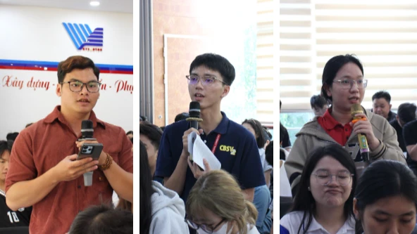 Nhiều sinh viên quan tâm đến vấn đề chuyển đổi số và ứng dụng công nghệ trong đời sống và học tập. (Ảnh minh hoạ).